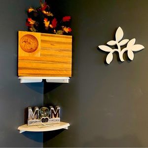 American Centerpiece/Serving Tray cherry & zebrawood